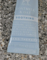 Crabtree & Evelyn GOATMILK & OAT Soothing Hand Therapy .86 oz/25 mL, NEW