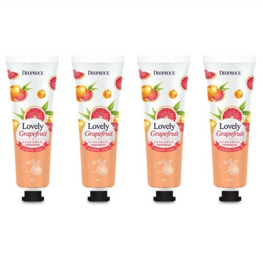 Deoproce Perfumed Hand Cream Lovely Grapefruit 50g*4Pcs – FREE SHIPPING