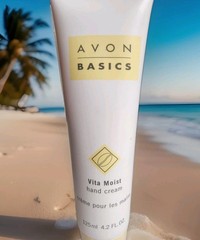 AVON Basics Vita Moist Hand Cream 4.2oz. NEW RARE FIND d1999 w/Vitamin E, A & B5