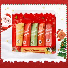 1 Set 5Pcs Hand Cream Set Natural Fragrance Hand Lotion Improve Dry Rough Xmas