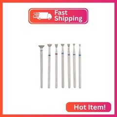 Sealing Cuticle Nail Drill Bit Ceramic Bits Set 7pcs 3/32 inch Carbide Electric