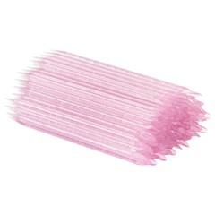 Disposable Nail Stick Cuticle Pusher Bulk 100 pcs Manicure Pedicure Pink