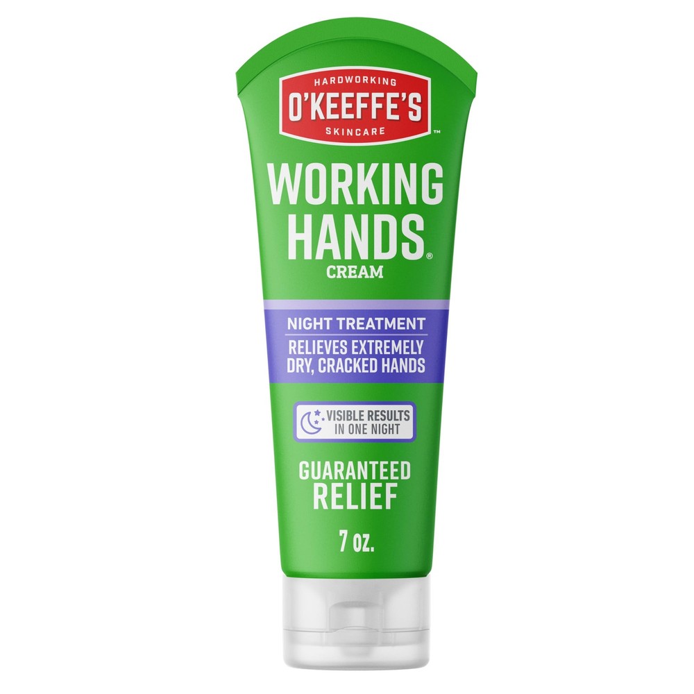 O’Keeffe’s Working Hands Night Treatment Hand 7 Ounce (Pack of 1), White