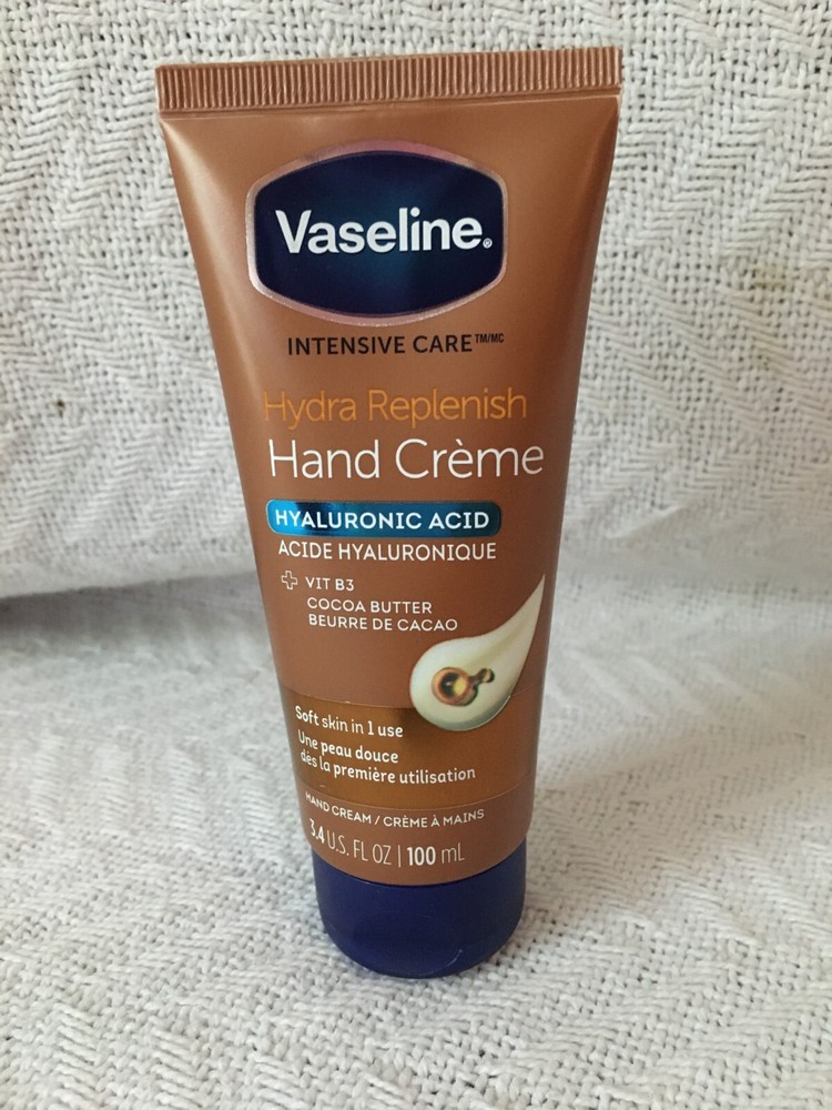 Vaseline Intensive Care Hydra Replenish Hand Cream – 3.4 fl oz (100 ml) Tube