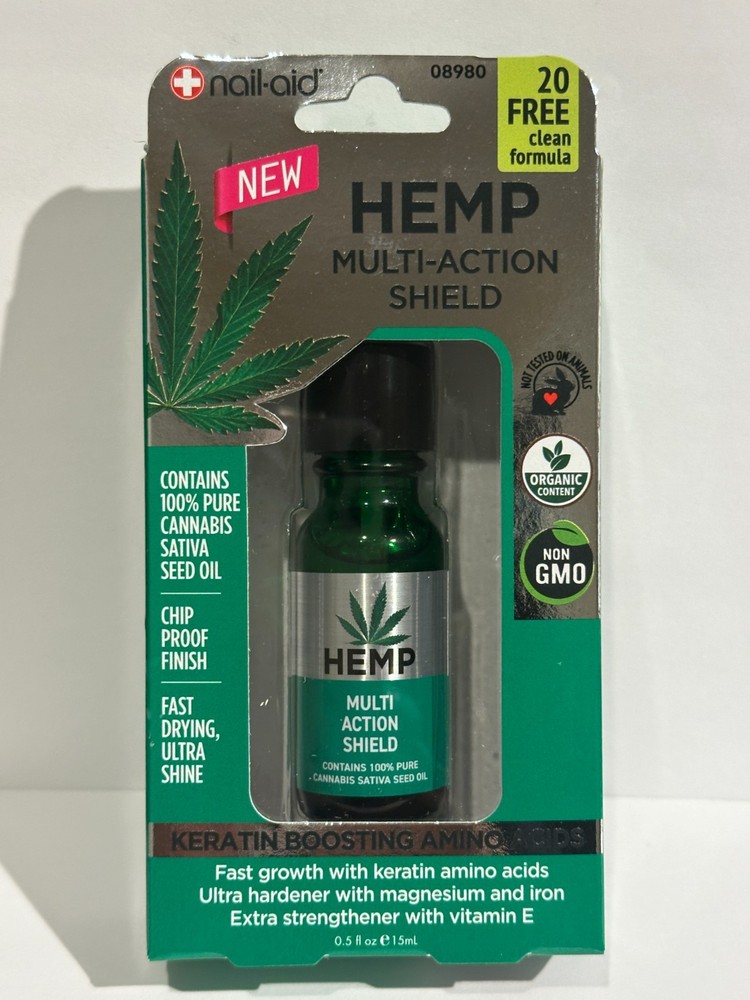 Nail Aid HEMP MULTI ACTION SHIELD Fast Growth with Keratin