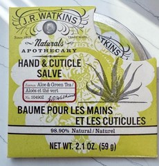 JR Watkins Hand Cuticle Salve Aloe & Green Tea – NIB DISCONTINUED