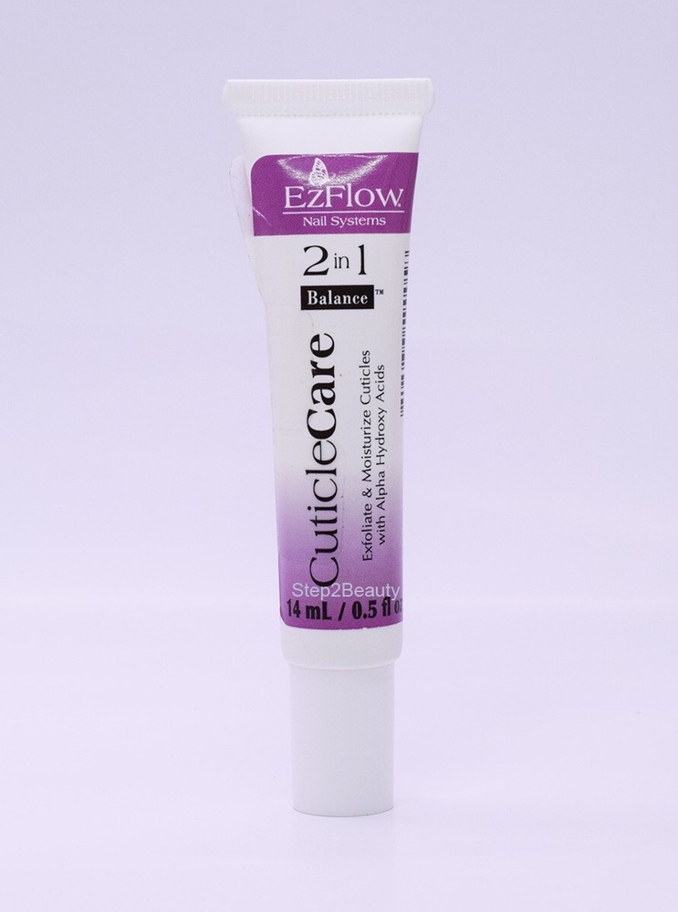 EzFlow Cuticle Care 2-IN-1 Balance Exfoliate and Moisturize Cuticles 0.5 oz