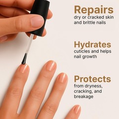 Sweet Almond Cuticle Oil For Nails – Repairs Cuticles Overnight – Moisturizes an