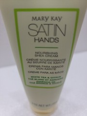 Mary Kay Satin Hands Nourishing Shea Cream White Tea & Citrus 3 Oz