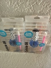 2 ONYX Professional Cuticle Oil Renews & Hydrates Nail Intense Moisture Therapy