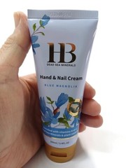 💥H&B ‘BLUE MAGNOLIA’ Hand & Nail Cream 100ml + Vitamins A+E+C Dead Sea Minerals