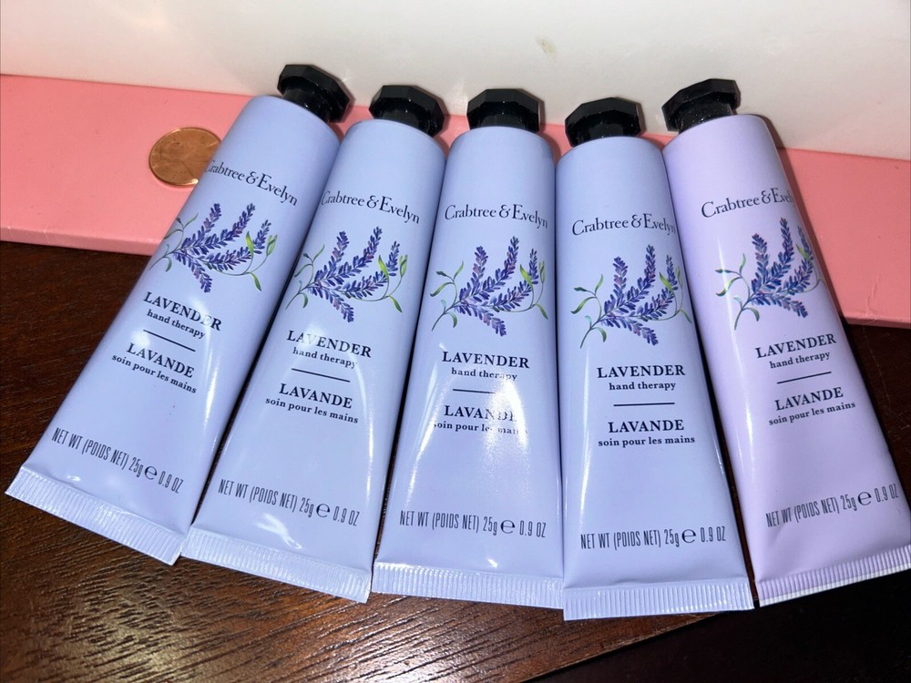 CRABTREE & EVELYN 5X Lavender Hand Therapy 0.9oz SEALED NWOB