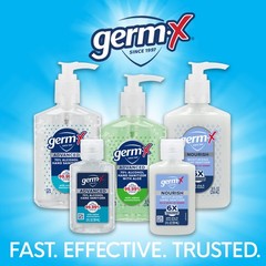 Germ-X Advanced Hand Sanitizer, 34 Fl Oz (1 33.8 (Pack of 1), Clear