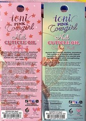 Ioni🎀Pink Cowgirl🎀(2) Nail Cuticle Oil Grapefruit & Cactus Fruit NIB Nail Care