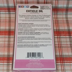 Onyx Professional Cuticle Oil With Cuticle Pusher 03129 0.35 Fl. Oz 10 Ml.