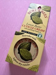 Burt’s Bees Lemon Butter Cuticle Cream, with Nourishing Vitamin E 0.60oz /17g