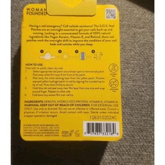 20 Count Nail Patches Strengthening Repair Growth Cuticle Treatment SOS US