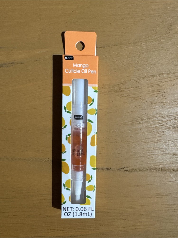 B Pure Cuticle Oil Pen / Mango Scent .06 FL OZ NEW!!!