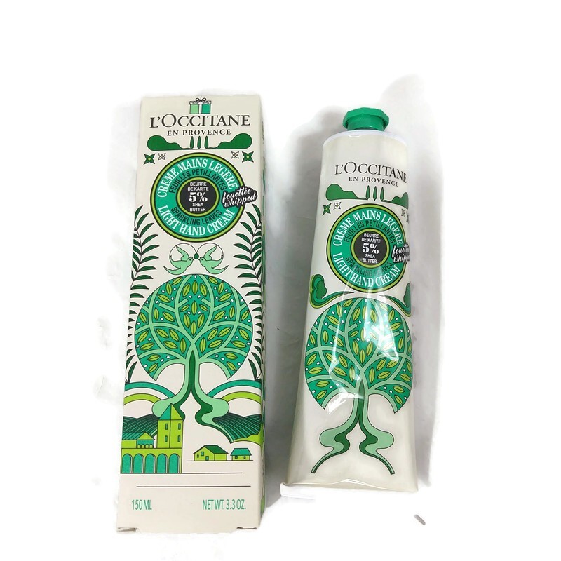 L’Occitane Limited Edition 5% Shea Butter Sparkling Leaves Hand Cream 150ML NIB
