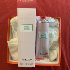 Loccitane NWB 5pc Arlesienne Rose Cherry Blossom Jumbo 150ml Scented Hand Cream