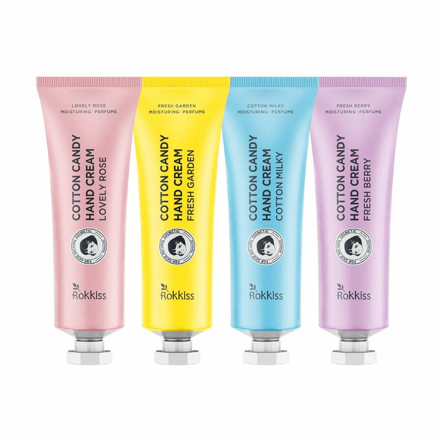 Rokkiss Cotton Candy Hand Cream 50g*4Pcs – FREE SHIPPING