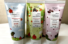 Jeju Hand Cream 50ml x 3ea/ Camellia Flower+Sweet Hallabong+Tangerine Flower