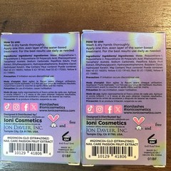 Ioni 2-In-1 Nail Glow Nail Care Passion Fruit Extract & Keratin 2pk BNIB