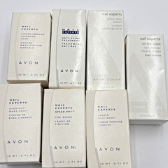 Vintage Avon Nail Experts Nail Care Lot: tough enough, anti-aging treatment