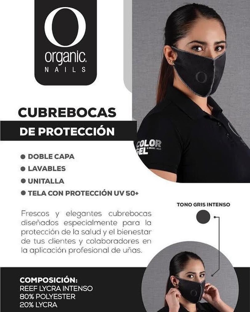 Organic Nails Face Mask Reusable