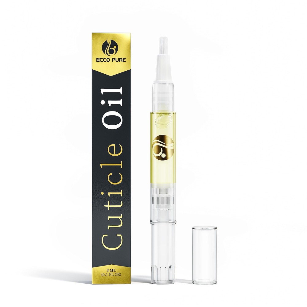 Cuticle Oil Pen with Vitamin E Nail & Cuticle Moisturizing Oil Mess Free Brush