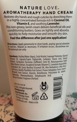 SEALED NATURE LOVE AROMATHERAPY HAND CREAM 4 OZ LAVENDER + COCONUT OIL
