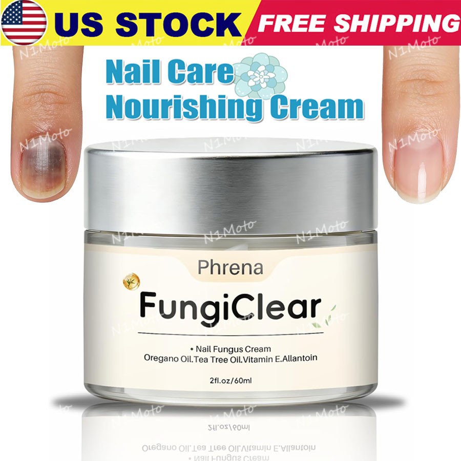 FungiClear Phrena Nail Care Cream With Tea Tree Oil, Oregano Oil, Vitamin E~HOT