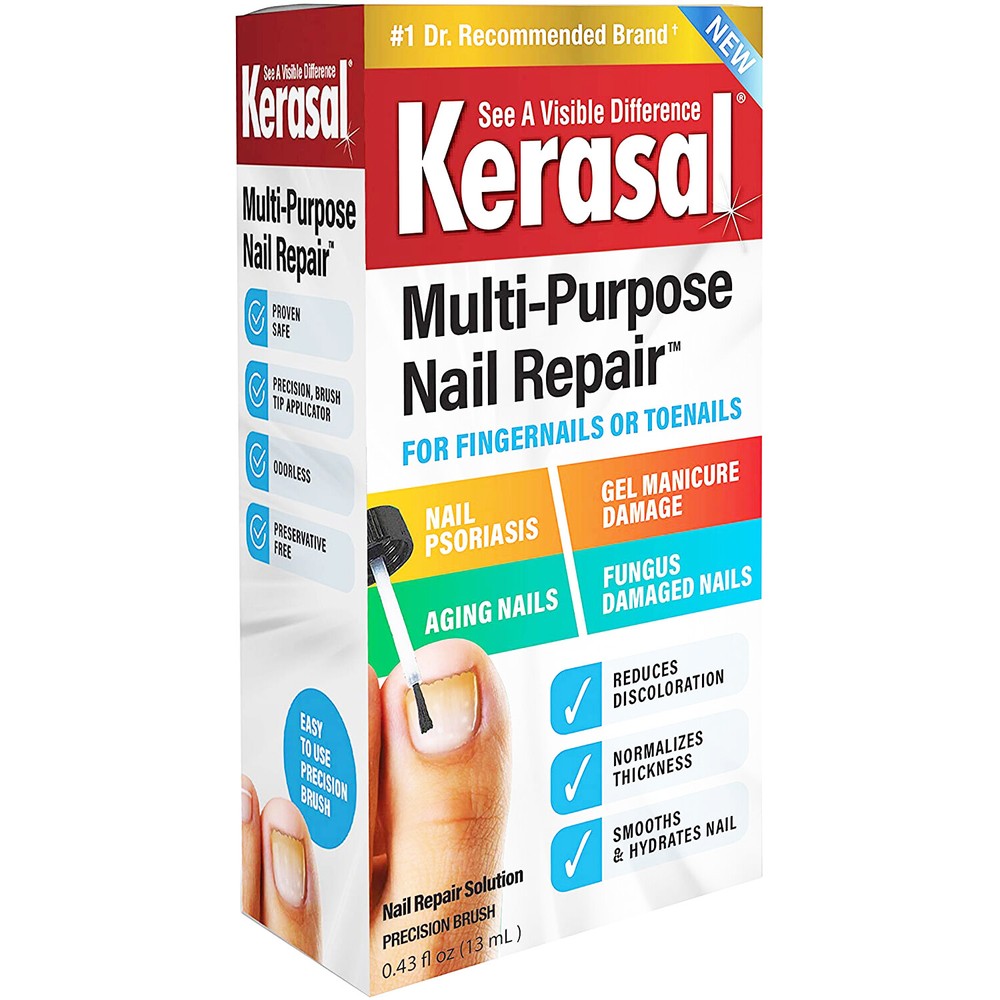 Kerasal MULTI-PURPOSE NAIL REPAIR for FINGERNAILS or TOENAILS Psoriasis Fungus