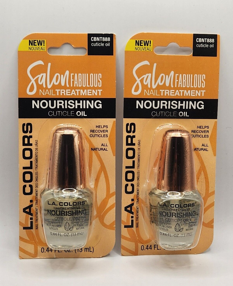 Set of 2 – L.A. COLORS Salon Fabulous Nail Treatment Nourishing Cuticle Oil
