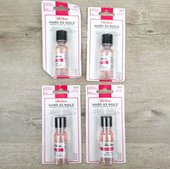 Lot of 4 – Sally Hansen Hard As Nails Nail Hardener- 0.45 fl oz ROSY Tint 45079