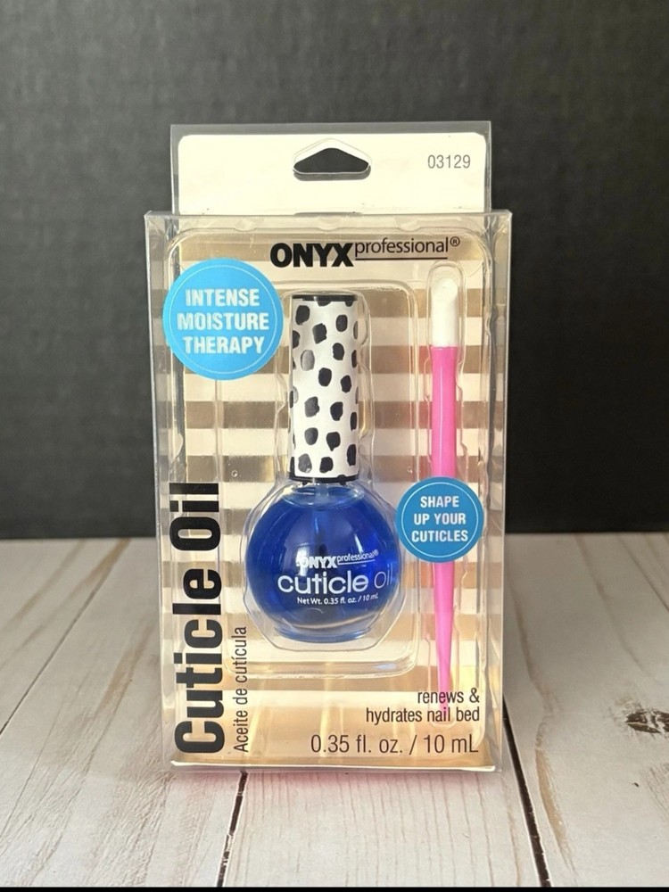 ONYX Professional Cuticle Oil Intense Moisture Therapy w/ Pusher 0.35 fl oz
