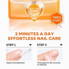 modelones Nail Strengthener and Growth Clear 0.51 Fl Oz (Pack of 1), A1-Clear