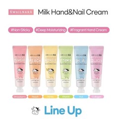 WELCOS Kwailnara Milk Hand and Nail Cream Set Korean cosmetics