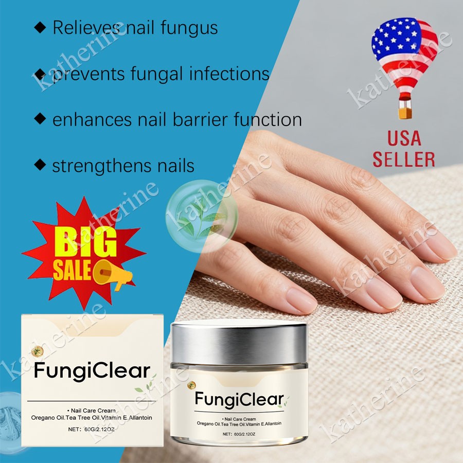 FungiClear Phrena Nail Care Cream With Tea Tree Oil, Oregano Oil, E Vitamin