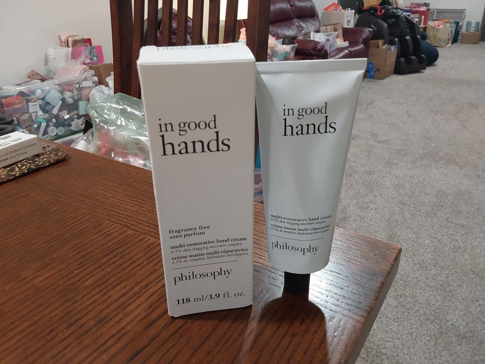 PHILOSOPHY “IN GOOD HANDS” MULTI-RESTORATIVE HAND CREAM FL SZ 3.9 OZ NIB!!
