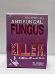 No Miss Antifungal Fungus Killer for hands and feet 1/4 fl.oz. 7ml (New Bottle)