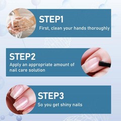 2 PCS-ROZINO 3 Days Nail Care – Keratin Amino Acid Formula Superior Nail Nourish