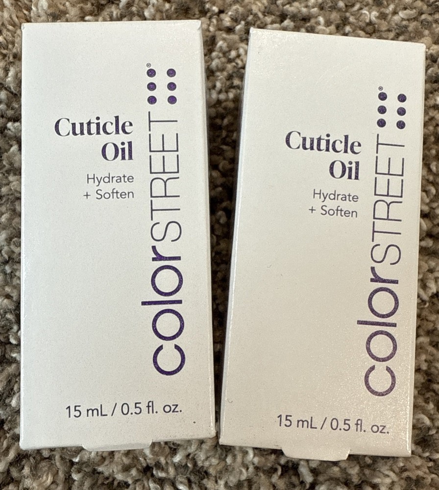 Color Street Nail Cuticle Oil 0.5 Fl. Oz. ~ Lot Of 2