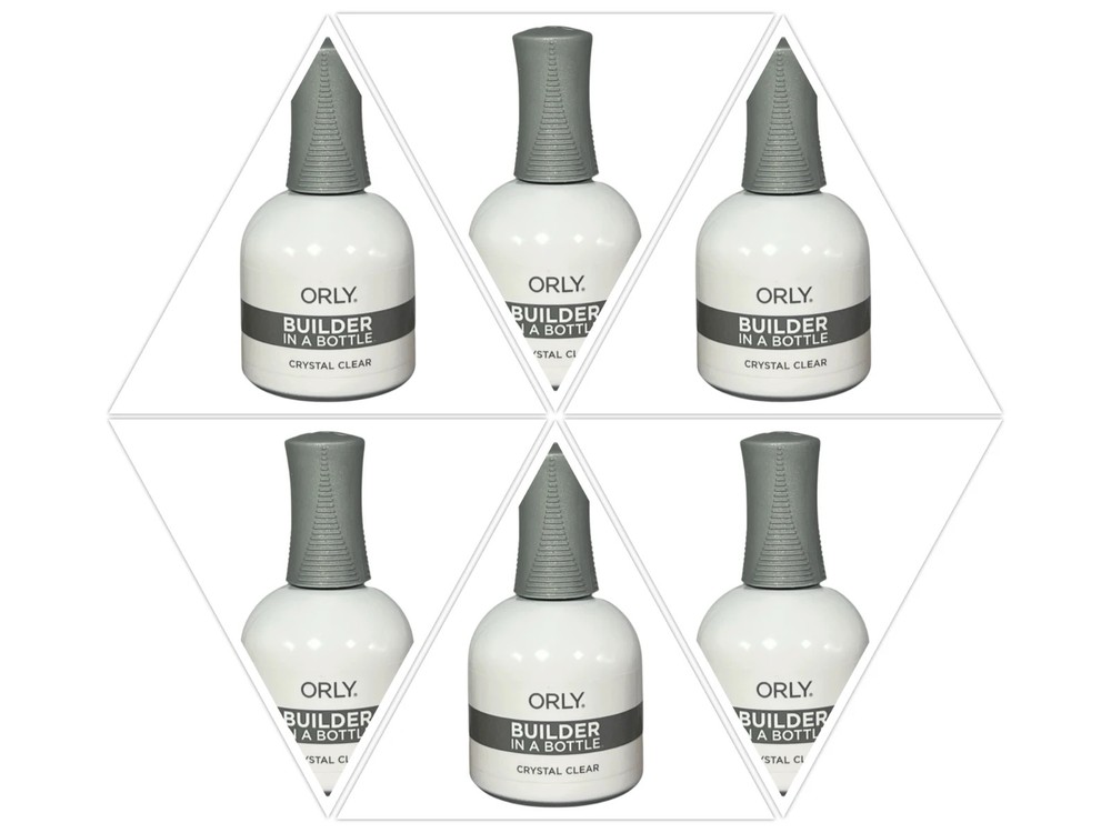 6 Bottles Orly Builder In A Bottle – Crystal Clear 1.2 oz / 36 mL