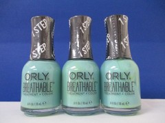 (3) ORLY Breathable Nail Polish + Treatment 0.6 oz SEA THE FUTURE
