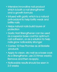 Barielle Garlic Nail Strengthener & Growth Formula Dual Function Nail Lacquer