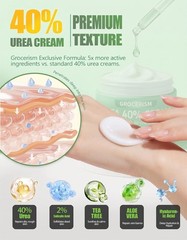 Grocerism Urea Cream 40 Percent For Feet Plus 2% 5.29 Ounce (Pack of 1), 40%