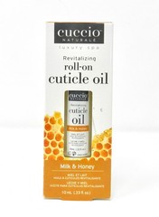 Cuccio Naturale Revitalizing Roll-On Cuticle Oil Milk & Honey 0.33 oz 5 Pack
