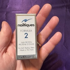 Brand New Nailtiques Formula 2 Nail Protein Nail Strengthener 1/4 fl oz 7ml