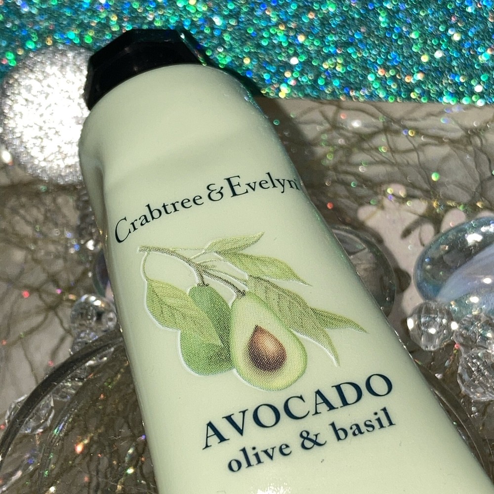 New~Crabtree & Evelyn Avocado Olive & Basil Ultra Moisturizing Hand Therapy.9oz